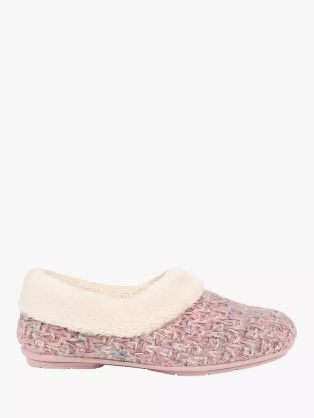 Тапочки Jones Bootmaker Cariana Faux Fur, розовый