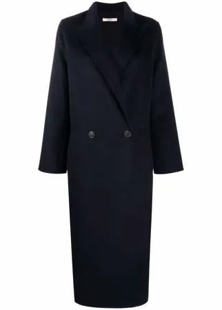 Odeeh длинное двубортное пальто из шерсти
