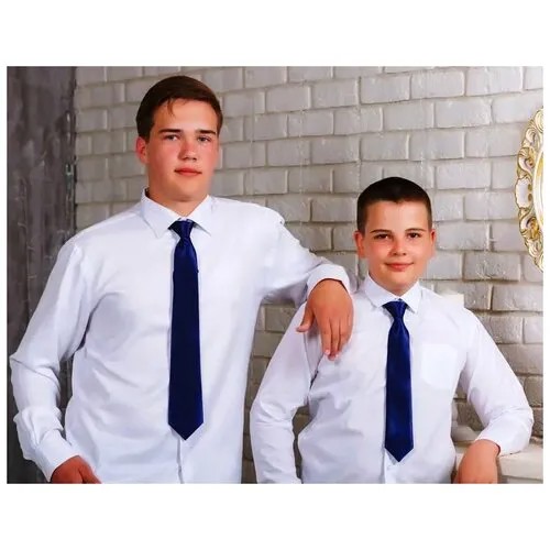 Школьный галстук для мальчика индиго ЕК-гал22 29121