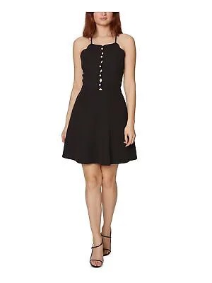BETSEY JOHNSON Женское черное короткое вечернее платье на тонких бретельках + расклешенное платье 10