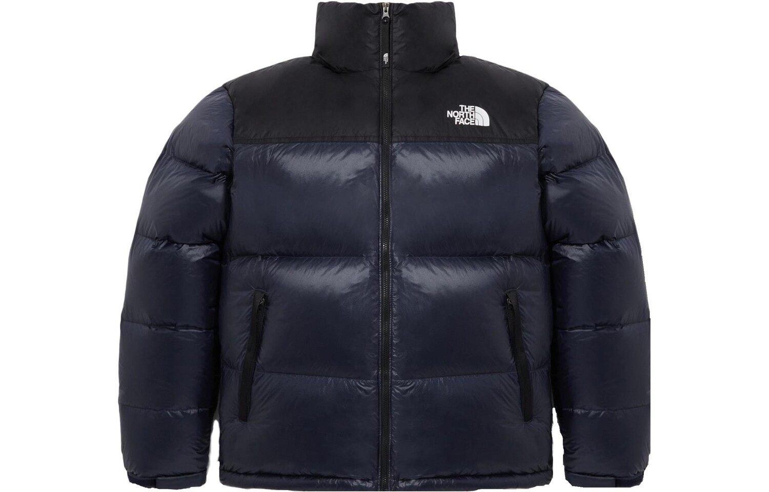 Пуховик мужской темно-синий The North Face, синий