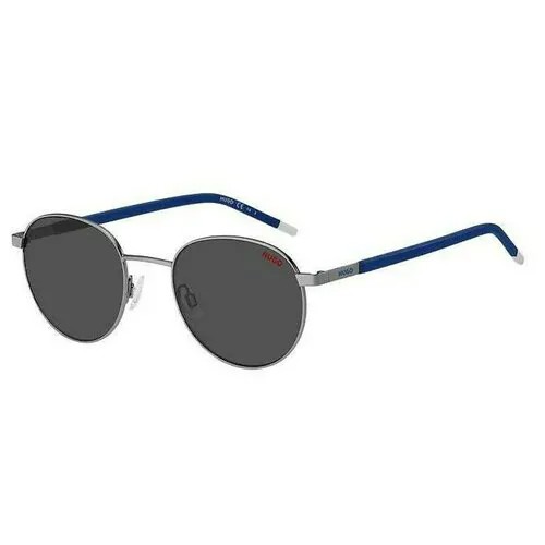 Солнцезащитные очки HUGO, синий, серебряный