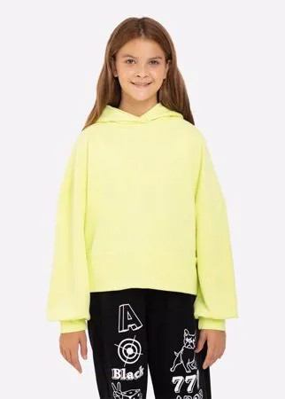 Салатовое худи oversize для девочки Gloria Jeans