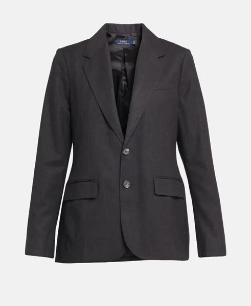 Шерстяной пиджак Polo Ralph Lauren, темно-серый