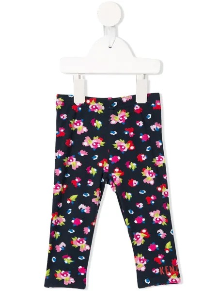 Kenzo Kids легинсы Japanese Flower с принтом