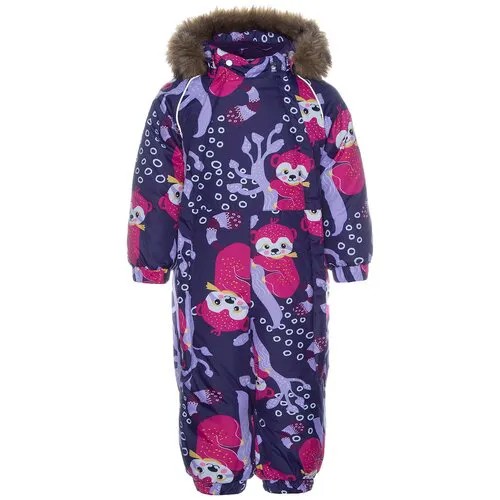 Комбинезон зимний Huppa Keira 31920030-93473 93473, dark lilac pattern, размер 74