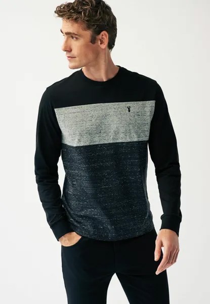 Футболка с длинным рукавом Block Long Sleeve Next, цвет black grey marl