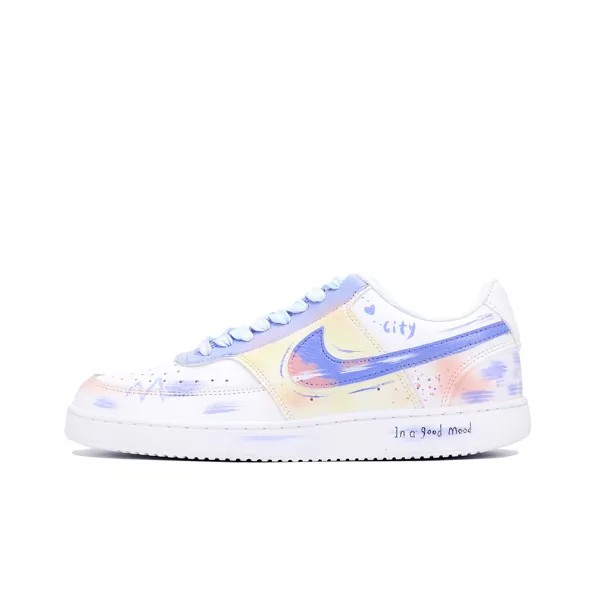Кроссовки Nike Court Vision 1 Skateboarding Shoes Women's Low-top Purple/Pink, фиолетовый
