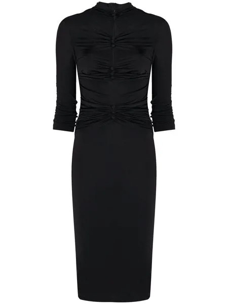 Versace Jeans Couture платье из джерси со сборками