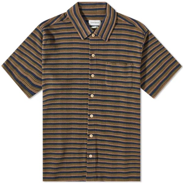 Рубашка Oliver Spencer Riviera Short Sleeve Jersey Shirt