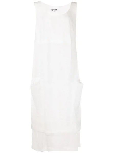 Comme Des Garçons Comme Des Garçons полупрозрачное платье миди