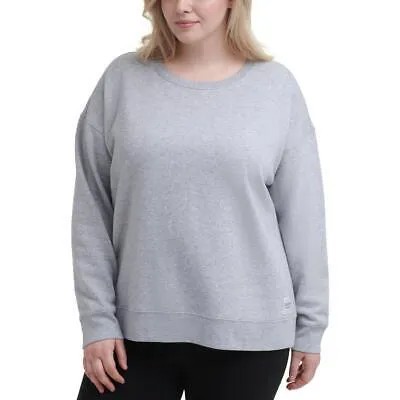 Calvin Klein Performance Womens Fleece Pullover Comfy Sweatshirt Plus BHFO 4818