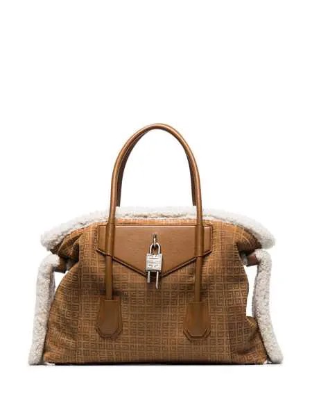 Givenchy сумка-тоут Antigona с отделкой из овчины