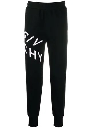 Givenchy спортивные брюки с вышитым логотипом