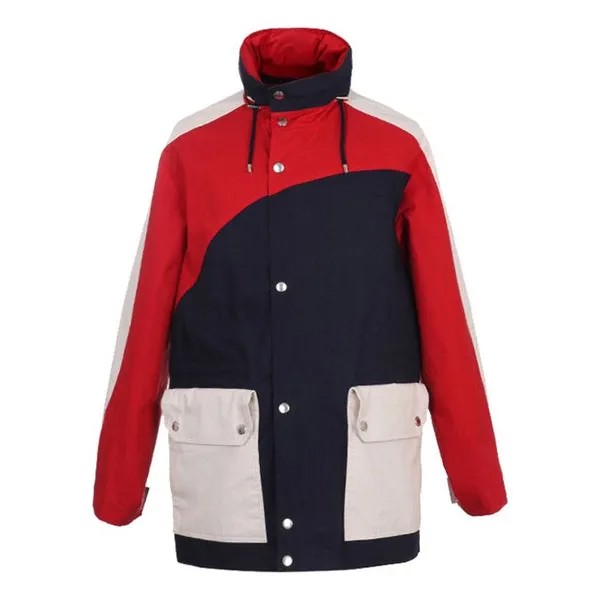 Куртка Men's KENZO Hooded Jacket Red Blue, красный
