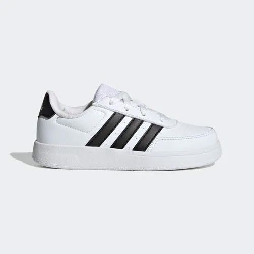 Кроссовки adidas BREAKNET 2.0, размер 4 UK, Cloud White / Core Black / Core Black