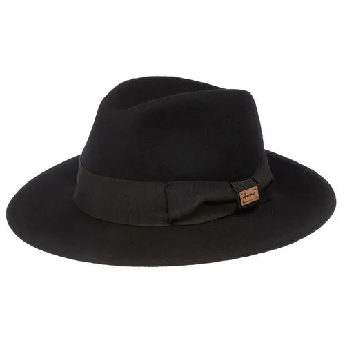 Шляпа Herman, размер 59, черный