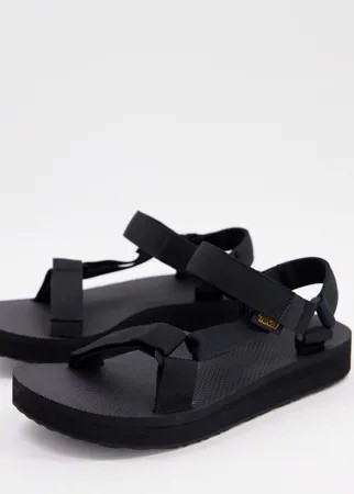 Черные сандалии Teva Mid Universal-Черный цвет