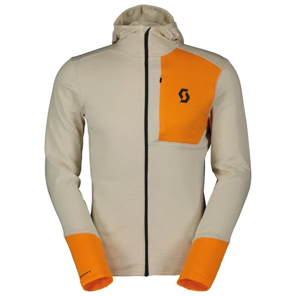 Флисовая жилетка Scott Defined Light, цвет Dust White/Flash Orange