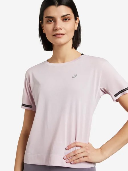 Футболка женская ASICS Race Crop, Розовый