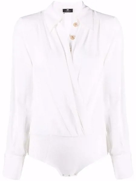 Elisabetta Franchi wrap-style bodysuit