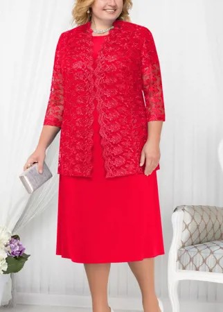 Костюм Ninele-5665 В цвете: Красный; Размеры: 58,60,62,64,66