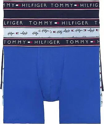 Мужские трусы-боксеры Tommy Hilfiger из 3 хлопковых эластичных трусов
