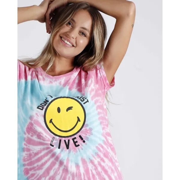 Пижама Smiley Don´t Just Exist Dress, разноцветный