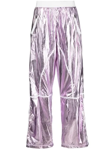 TOM FORD спортивные брюки Laminated, фиолетовый