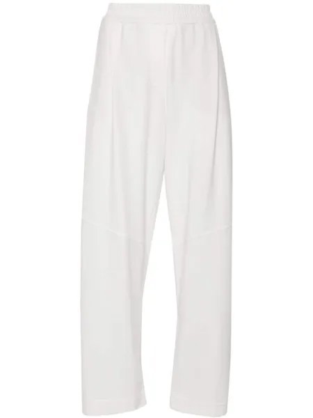 Brunello Cucinelli спортивные брюки с эластичным поясом, белый