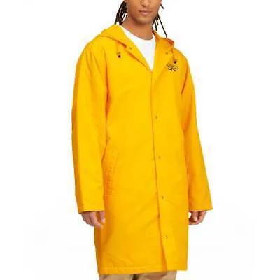 Длинная куртка Puma с капюшоном на пуговицах X Maison Kitsune Mens Yellow Casual Athletic O