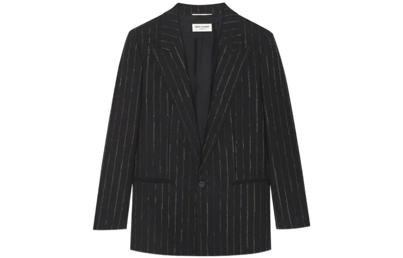 SAINT LAURENT Мужской деловой костюм, цвет Black