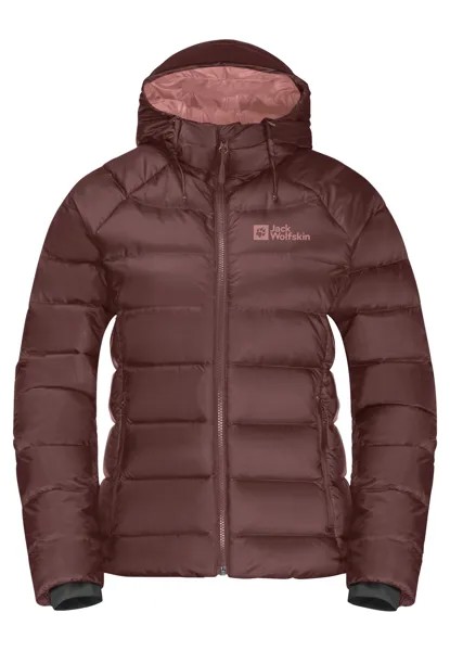 Пуховик Nebelhorn Jack Wolfskin, коричневый