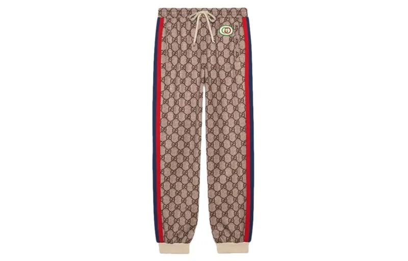 Трикотажные спортивные штаны женские разноцветные Gucci