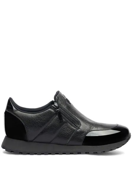 Лоферы Idle Run на молнии Giuseppe Zanotti, черный