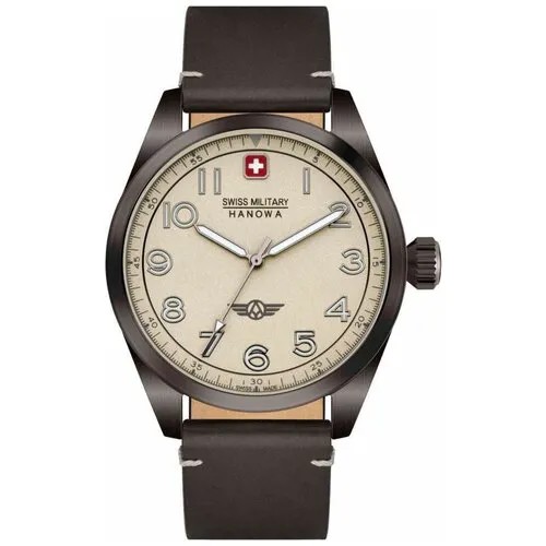 Наручные часы Swiss Military Hanowa Часы Swiss military hanowa SMWGA2100440 мужские, кварцевые, коричневый