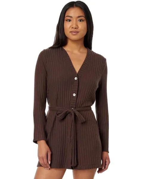 Платье Michael Stars Celeste Long Sleeve Cardigan, цвет Java
