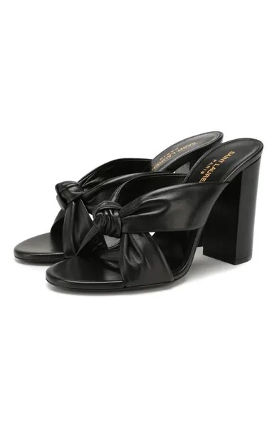 Кожаные мюли LouLou Saint Laurent