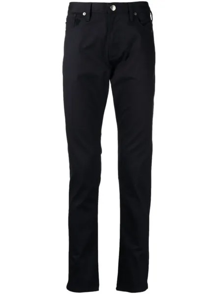 Emporio Armani узкие джинсы, синий