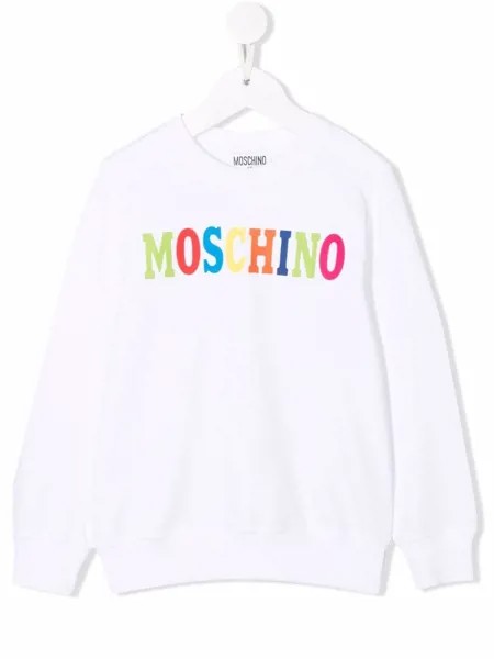 Moschino Kids толстовка с логотипом