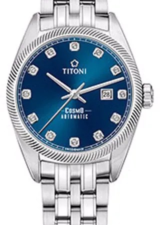 Швейцарские наручные  женские часы Titoni 818-S-656. Коллекция Cosmo