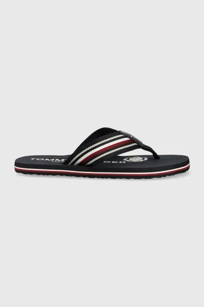 Шлепанцы Tommy Hilfiger, темно-синий