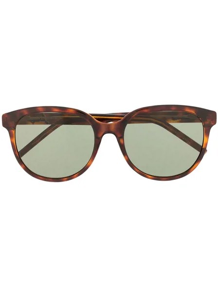 Saint Laurent Eyewear солнцезащитные очки в круглой оправе