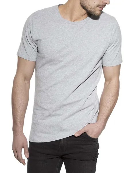 Мужская футболка из органического хлопка с короткими рукавами Bread & Boxers, серый