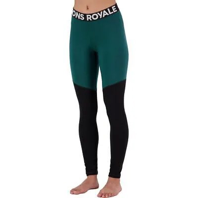 Леггинсы Mons Royale Cascade Merino Flex 200 — женские Evergreen, XS