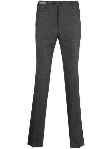 Corneliani брюки из смесовой шерсти, серый