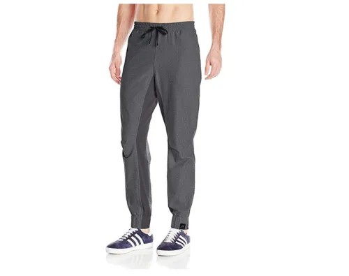 Мужские брюки-джоггеры Adidas Standard 1 Tech, черные с меланжем