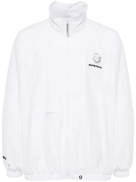 Бомбер с логотипом AAPE BY *A BATHING APE, белый