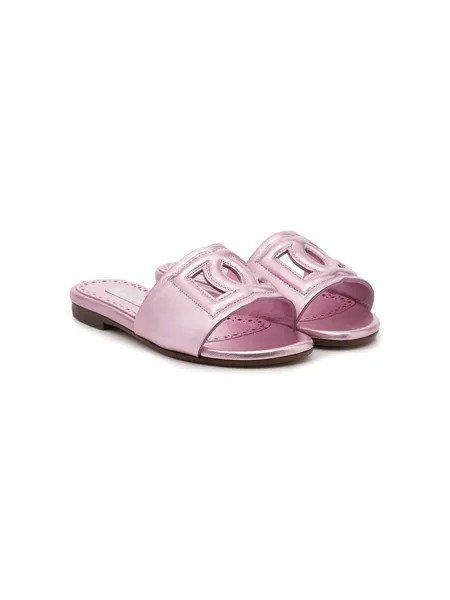 Dolce & Gabbana Kids сандалии с логотипом
