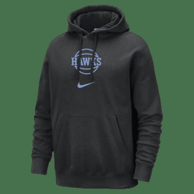 Худи Nike Atlanta Hawks Club Fleece City Edition, черный